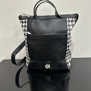 Cole Haan Houndstooth Grand Ambition Convertible Backpack